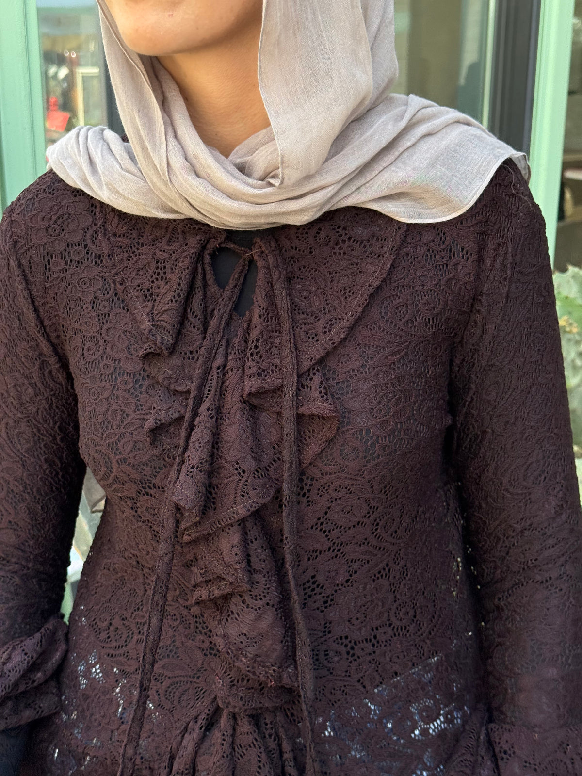 The lace top