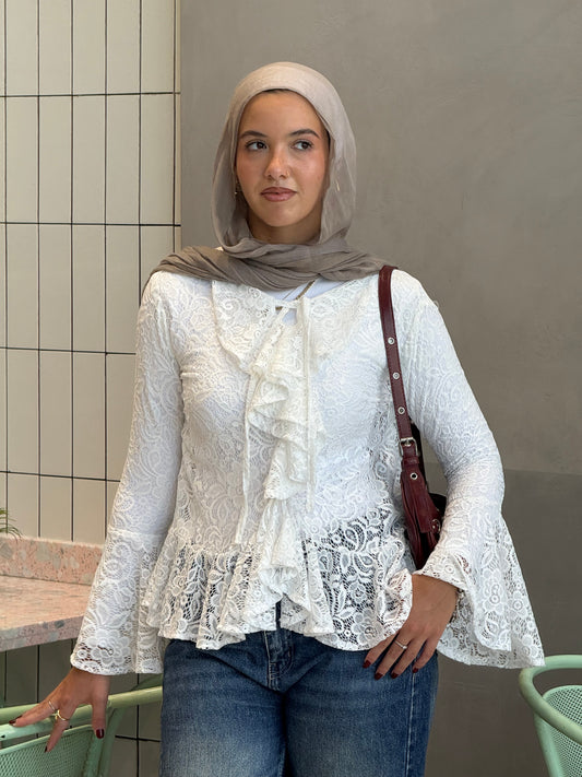 The lace top